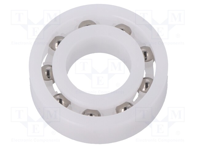 Bearing: ball; Øint: 15mm; Øout: 32mm; W: 9mm; Cage: polyamide