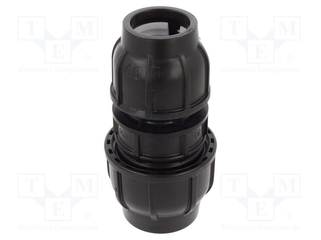 Splice terminal: clamping; Øout: 50mm; Øin: 40mm; for PE pipes