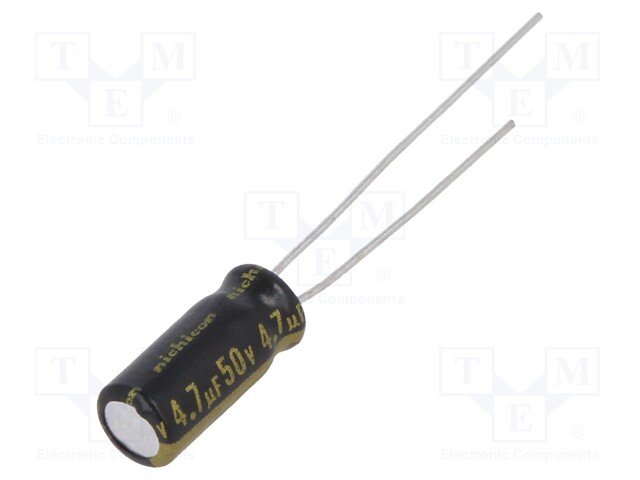 Capacitor: electrolytic; THT; 1000uF; 10VDC; Ø10x12.5mm; Pitch: 5mm