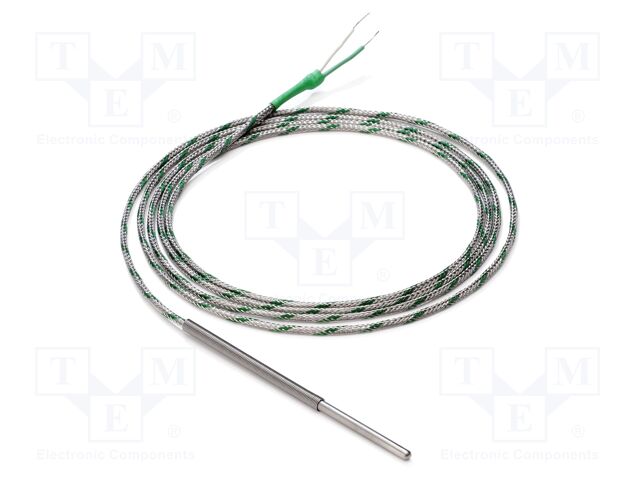 Sensor: temperature; thermocouple K; Body dim: Ø6x100mm; Len: 2m