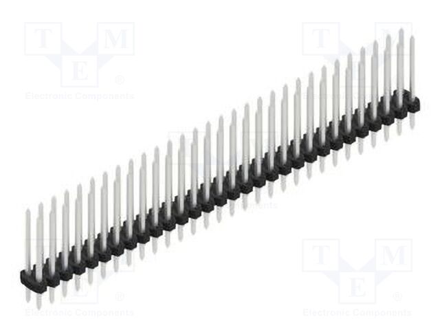 Connector: pin strips; pin header; male; PIN: 60; 2mm; THT; 2x30