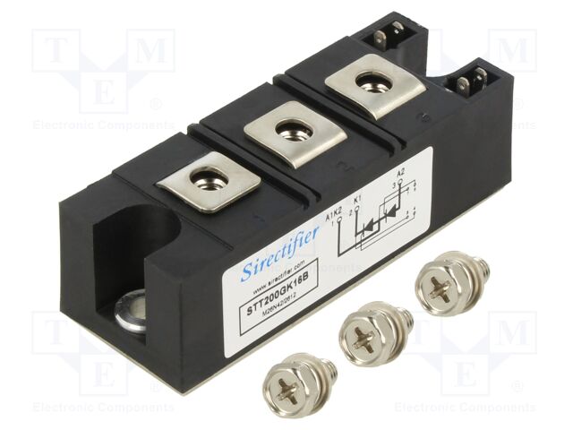 Module: thyristor; double series; 1.6kV; 200A; Ifmax: 314A; 34MM