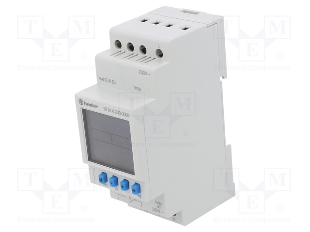 Programmable time switch; Range: 1min÷7days; SPDT; 110÷230VAC
