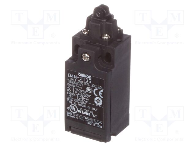Limit switch; plastic roller; 10A; max.240VAC; max.250VDC; G 1/2"
