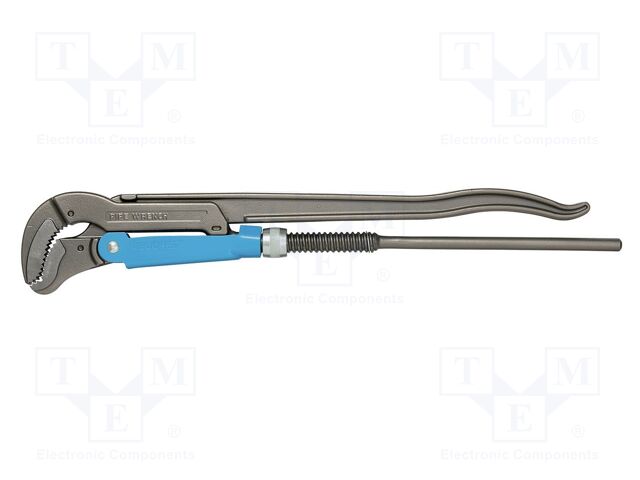 Wrench; adjustable; Jaw capacity: 80mm; Chrom-vanadium steel