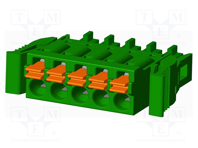 Connector: pluggable terminal block; plug; female; straight; 5.5A