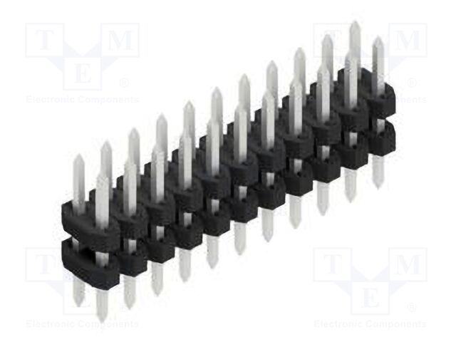 Connector: pin strips; pin header; male; PIN: 22; 2mm; THT; 2x11