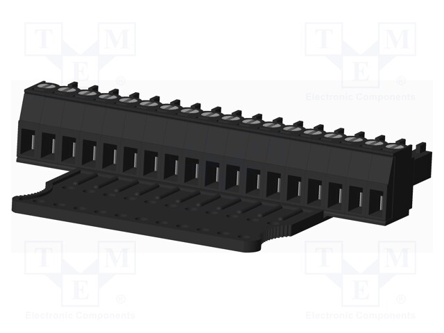 Connector: pluggable terminal block; plug; female; straight; 300V