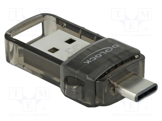 BT adapter; USB A plug,USB C plug; USB 2.0; black; 2.4÷2.4835GHz