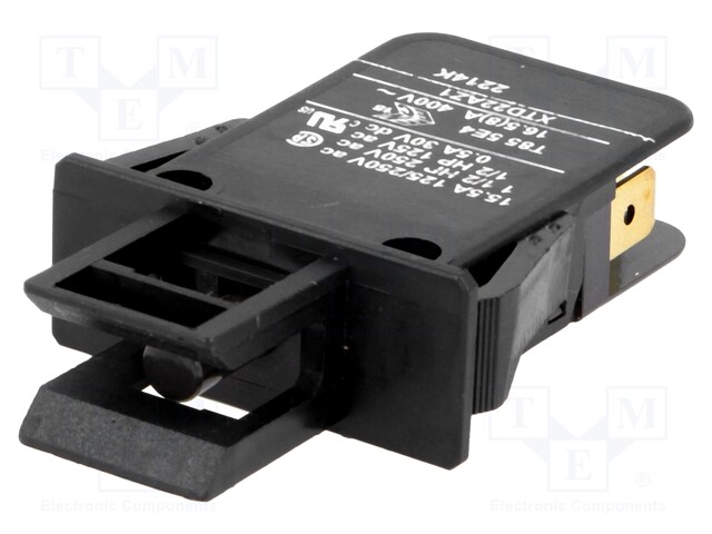 Switch: door; Pos: 2; DPST-NO; 16A/400VAC; Switch.method: OFF-(ON)