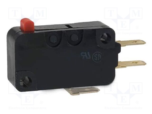 Microswitch SNAP ACTION; without lever; SPDT; 6A/250VAC; ON-(ON)