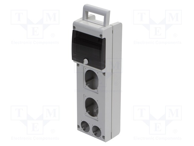 Enclosure: for modular components; grey; Series: BLOCK