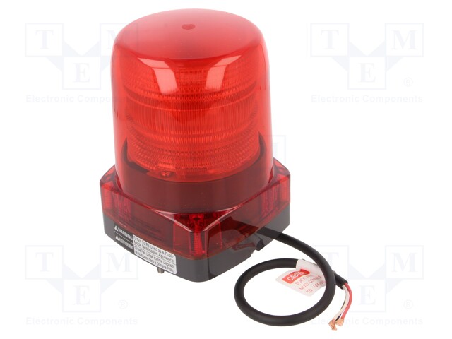 Signaller: lighting; blinking light; red; LFH; 24VDC; IP66