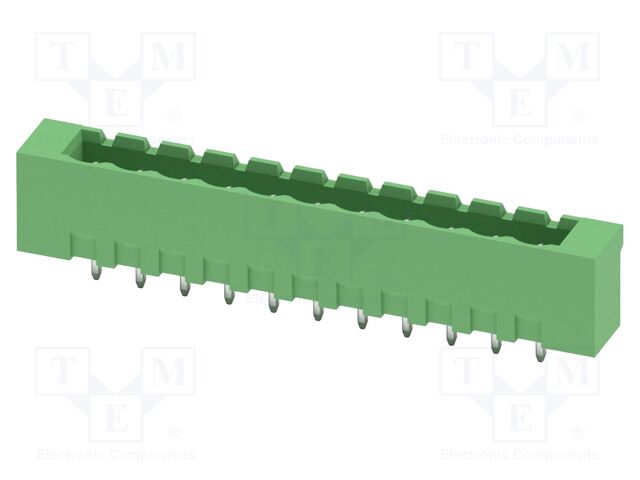 PCB headers, nominal cross section: 2.5 mm2, color: green, n