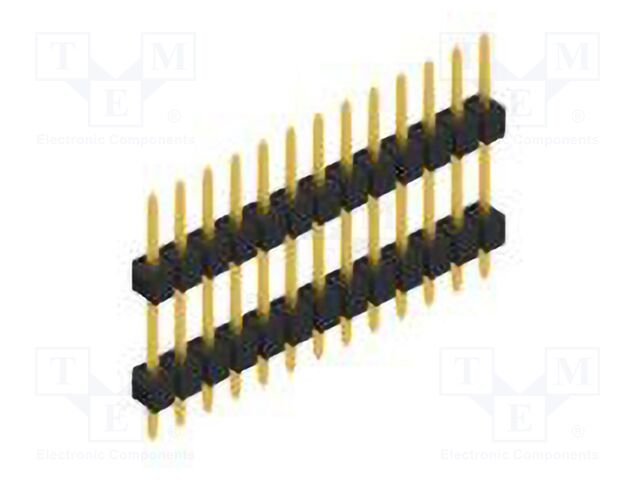 Connector: pin strips; pin header; male; PIN: 13; 2.54mm; THT; 1x13