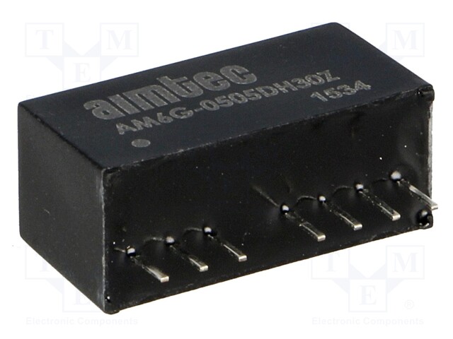 Converter: DC/DC; 6W; Uin: 4.5÷9V; Uout: 5VDC; Uout2: -5VDC; SIP8