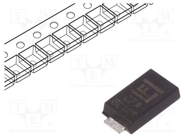 Diode: transil; 600W; 42.1V; 10.4A; unidirectional; ±5%; DO221AC