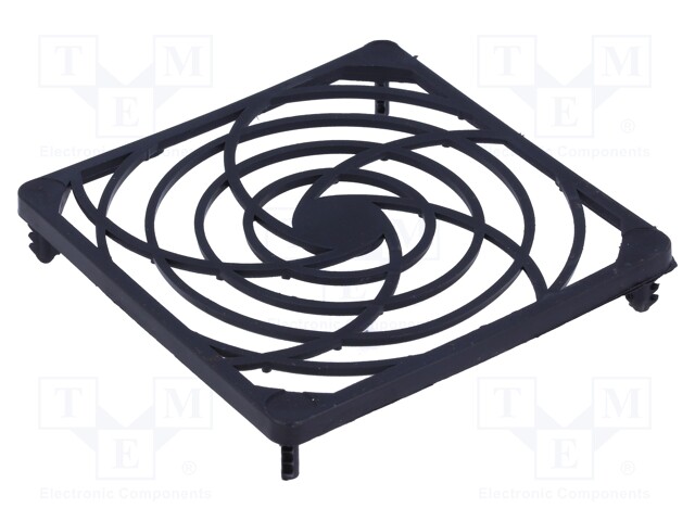 Guard; 80x80mm; Mat: plastic; Mounting: snap fastener; A: 80mm