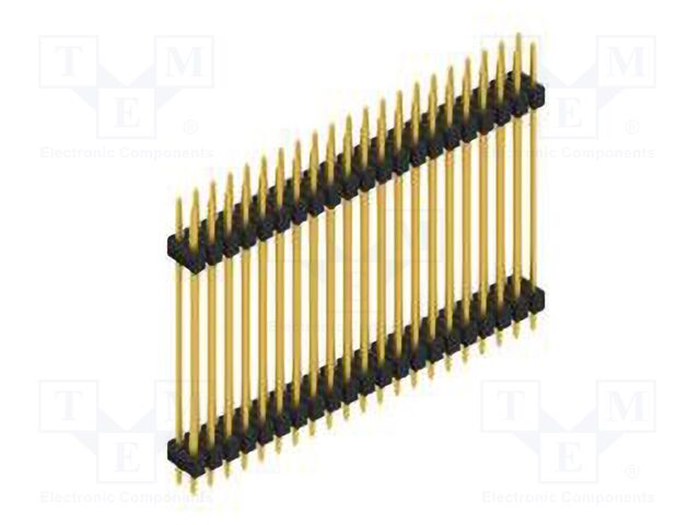 Connector: pin strips; pin header; male; PIN: 42; 2.54mm; THT; 2x21