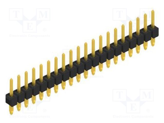 Connector: pin strips; pin header; male; PIN: 20; 2.54mm; THT; 1x20