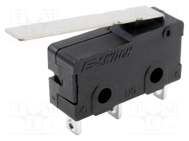 Microswitch SNAP ACTION; 5A/250VAC; with lever; SPDT; ON-(ON)