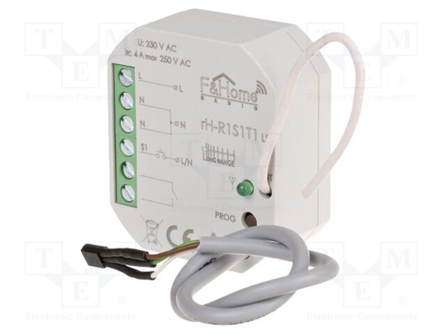 Module: relay; 230VAC; IP20; 868MHz; Chambers: 1