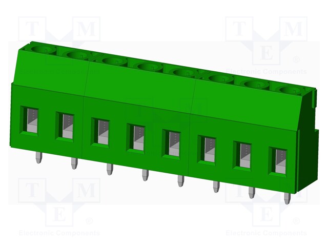 Connector: PCB terminal block; terminal; Plating: tinned; on PCBs