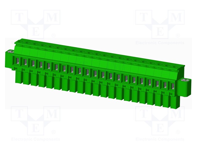 Connector: pluggable terminal block; plug; female; angled 90°