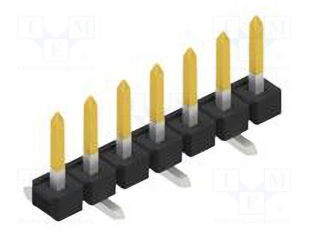 Connector: pin strips; pin header; male; PIN: 7; 2.54mm; SMT; 1x7