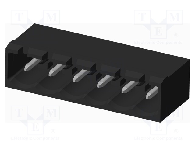 Connector: pluggable terminal block; socket; male; on PCBs