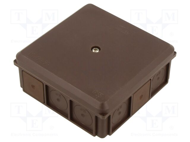 Enclosure: junction box; X: 90mm; Y: 90mm; Z: 37mm; wall mount; IP55