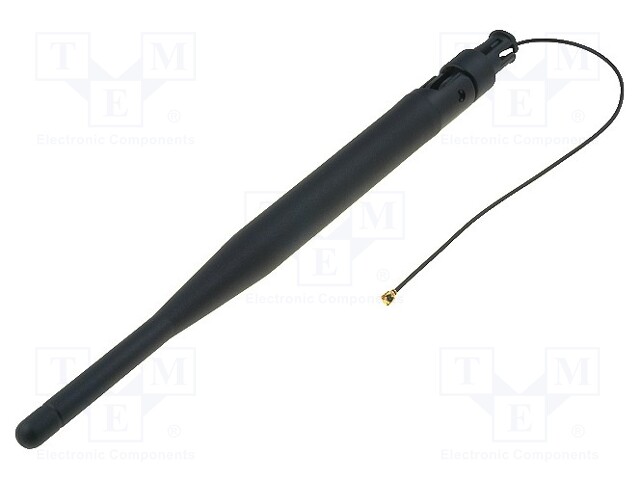 Antenna; WiFi; Mounting: on panel; 2.4GHz; I-PEX (u.FL); Len: 150mm