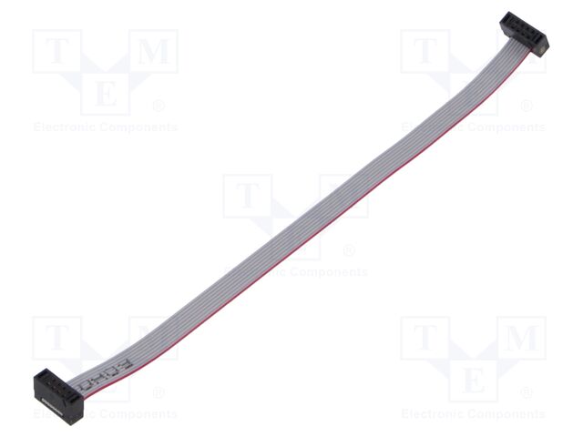 Ribbon cable with IDC connectors; Tape ph: 0.64mm; 127mm