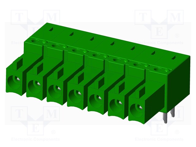 Connector: pluggable terminal block; socket; female; angled 90°