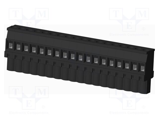 Connector: pluggable terminal block; plug; female; angled 90°