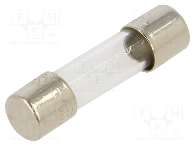 Fuse: fuse; quick blow; 3.15A; 250VAC; cylindrical,glass; 5x20mm