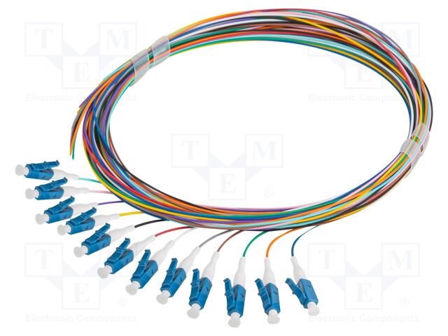 Optic fiber pigtail; LC/UPC; 2m; Optical fiber: 9/125um; LSZH