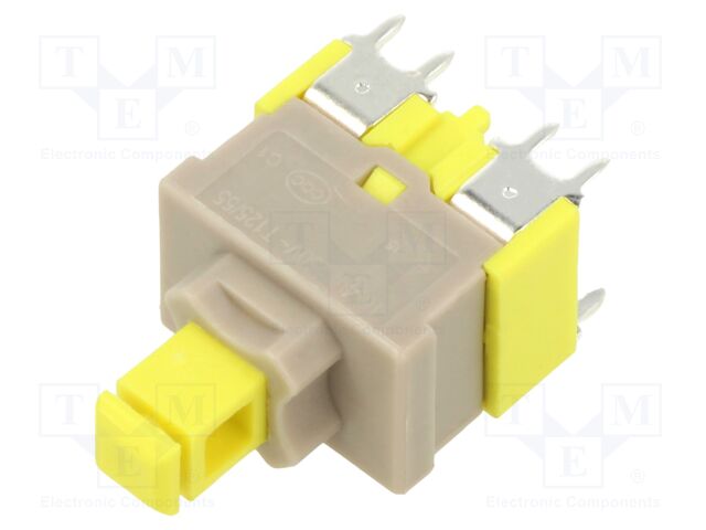 Switch: push-button; Pos: 2; DPST; 16A/250VAC; OFF-ON; Illumin: none