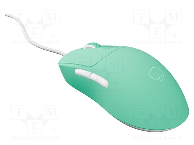 Mouse; TANTO T4; mint; USB A; optical,wired; PnP,RGB; 1.8m
