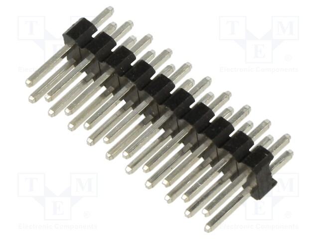 Socket; pin strips; male; 2.54mm; PIN: 20; THT; on PCBs; tinned