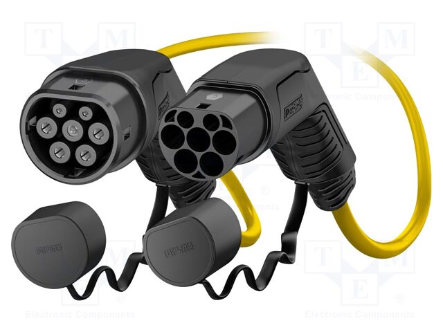 EMobility: cable; 1x0.5mm2,5x2.5mm2; 400VAC; 16.63kW; IP44; 5m; 20A
