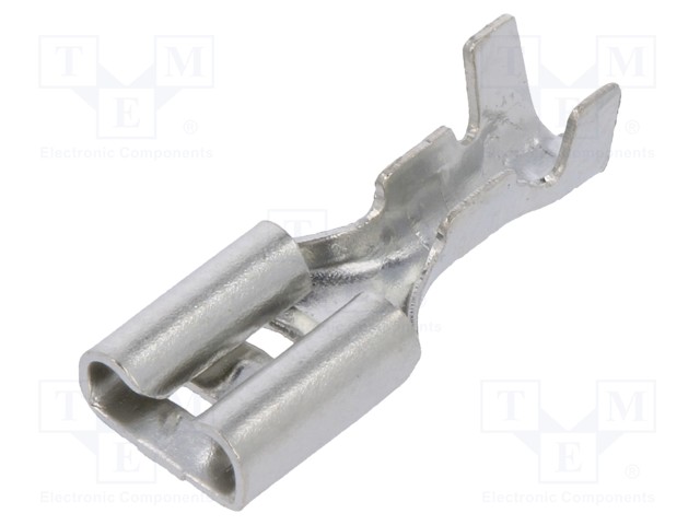 Terminal: flat; 4.8mm; 0.5mm; female; 0.5÷1mm2; crimped; for cable