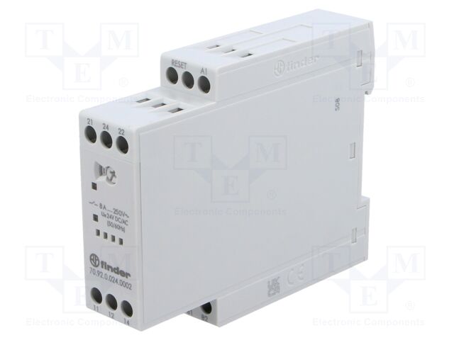 Temperature monitoring relay; motor temperature; 24VAC; 24VDC