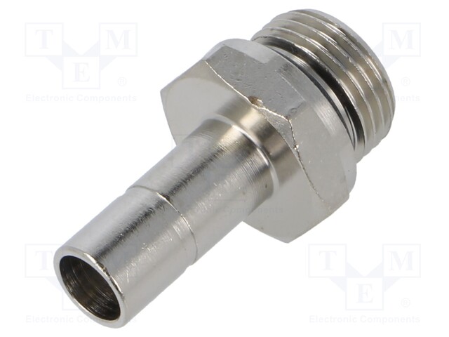 Metal connector; threaded,plug-in; 3/8"; -0.99÷20bar; 10mm