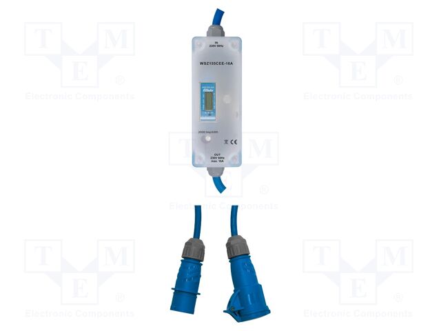 Single phase meter; inside,outside; IP68; 16A; intelligent house