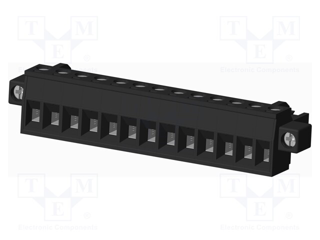 Connector: pluggable terminal block; plug; female; straight; 300V