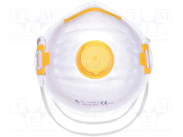 Formed cup mask; FFP1 NR D; with valve