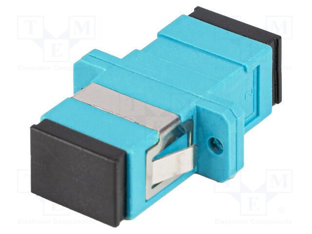 Transition: adapter; OM3; SC/UPC,both sides; 50/125um; -40÷85°C