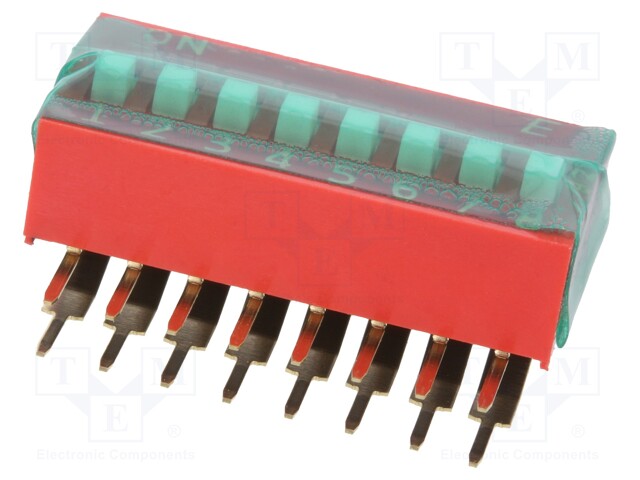 Switch: DIP-SWITCH; OFF-ON; 0.1A/50VDC; Pos: 2; -20÷85°C; THT; KAS