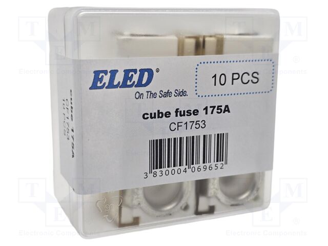 Fuse: fuse; 175A; 58VDC; ceramic,automotive; 20x23.5x11.8mm